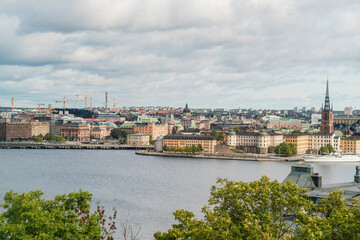 Fototapeta na wymiar Skyline of Stockholm