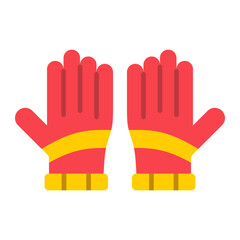 Gloves Flat Icon