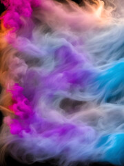 Rainbow in the Mist: LGBTQ+ Inspired Smoke Photo