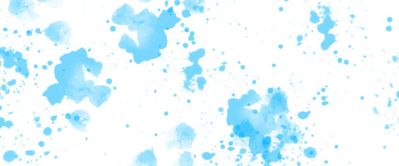 Fototapeta na wymiar blue ink blots illustration