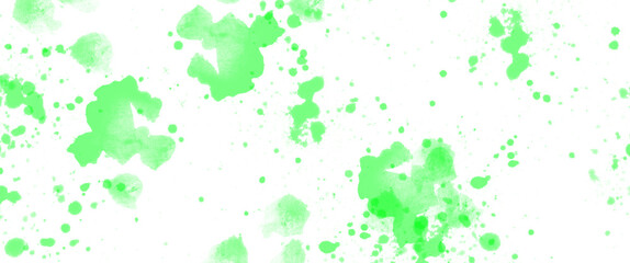 Fototapeta na wymiar illustration green ink blots