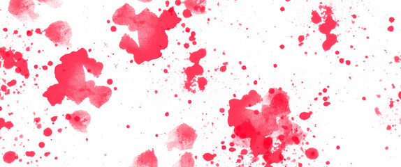 red ink blots illustration