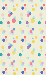 pattern with circles, colorful background illustration with dots, backdrop, decoration vintage wallpaper