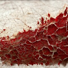 Red and white skin meat concept illustration background texture Generative AI