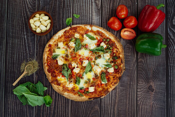 Tofu vegetarian Pizza