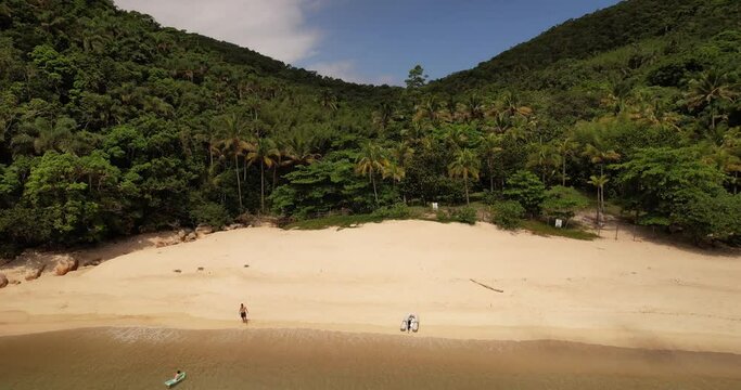 drones em praias desertas de ilha grande angra dos reis rio de janeiro brasil
