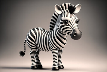 3D Animation Zebra