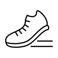 Running Icon Logo Design Vector Template Illustration Sign And Symbol Pixels Perfect