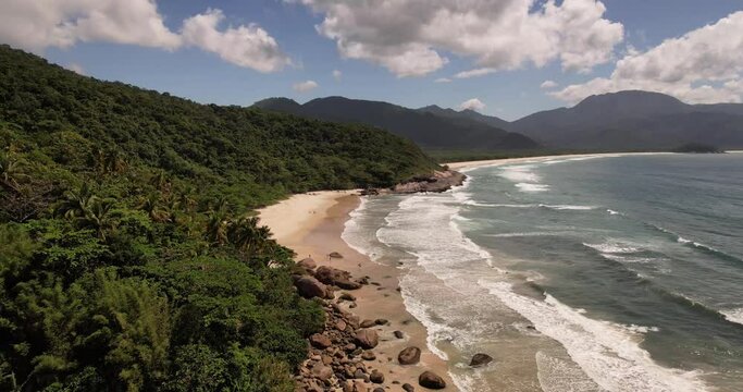 drones em praias desertas de ilha grande angra dos reis rio de janeiro brasil