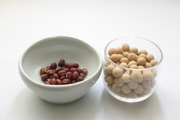 大豆と小豆