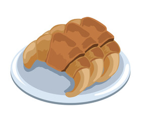 fresh croissant breads