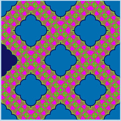 Vector geometric ornament in ethnic style. Seamless pattern with  abstract shapes, repeat tiles. Vintage retro texture. . Repeating pattern for decor, fabric,textile and fabric .