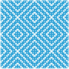 Vector geometric ornament in ethnic style. Seamless pattern with  abstract shapes, repeat tiles. Vintage retro texture. . Repeating pattern for decor, fabric,textile and fabric .