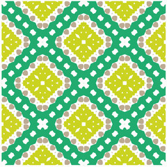 Vector geometric ornament in ethnic style. Seamless pattern with  abstract shapes, repeat tiles. Vintage retro texture. . Repeating pattern for decor, fabric,textile and fabric .
