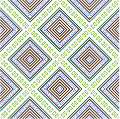 Vector geometric ornament in ethnic style. Seamless pattern with  abstract shapes, repeat tiles. Vintage retro texture. . Repeating pattern for decor, fabric,textile and fabric .