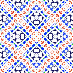 Vector geometric ornament in ethnic style. Seamless pattern with  abstract shapes, repeat tiles. Vintage retro texture. . Repeating pattern for decor, fabric,textile and fabric .