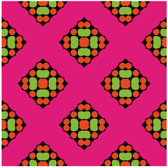 Vector geometric ornament in ethnic style. Seamless pattern with  abstract shapes, repeat tiles. Vintage retro texture. . Repeating pattern for decor, fabric,textile and fabric .