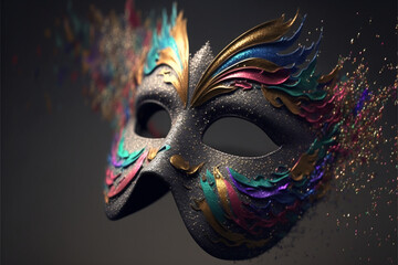 Carnival mask, Generative Ai