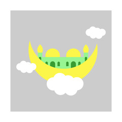 ornament islami day vector design