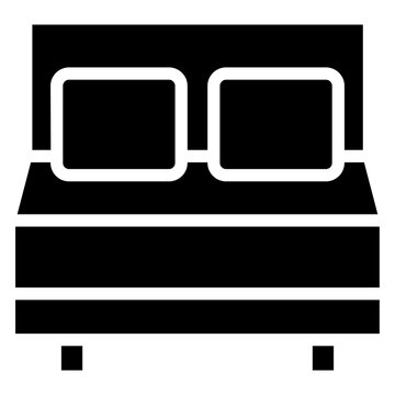 Mattress Glyph Icon