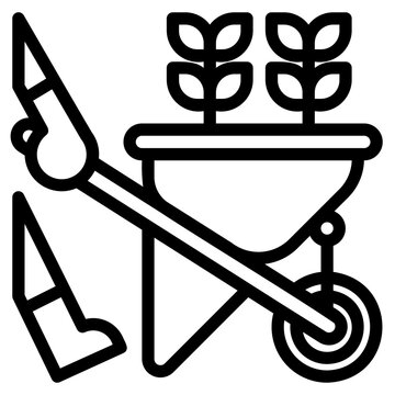 recommend clip art: wheelbarrow icon