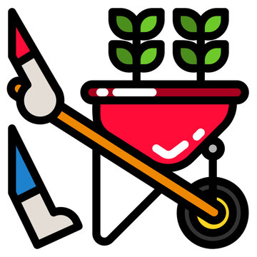 recommend clip art: wheelbarrow icon