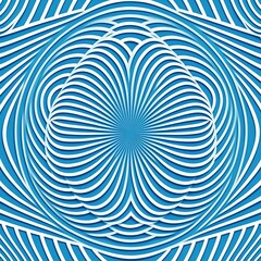 Vector pattern geometric line circle abstract seamless blue line
