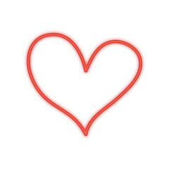 Heart Valentines Neon Signboard