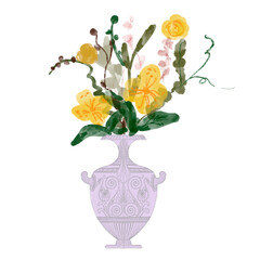 vase with flowers