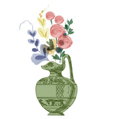 vase with flowers