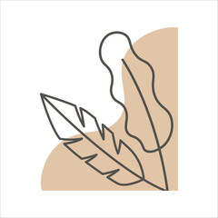 Brown Flat Plants Corner