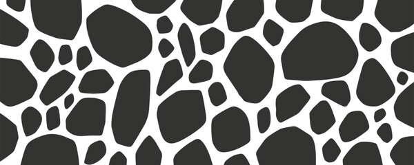 Abstract stone shape elements background template design vector. 