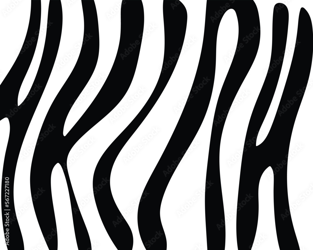 Sticker vector black and white pattern with lines.