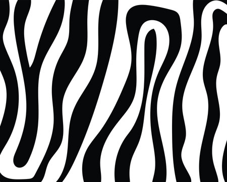 illustration of a brush zebra skin.