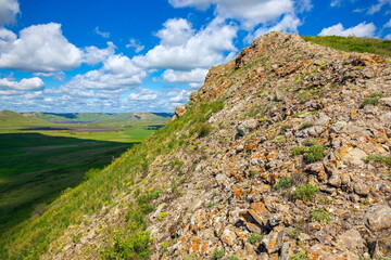 Karamurun-tau is a picturesque mountain range of the Orenburg region.