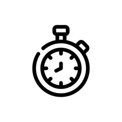 stopwatch line icon