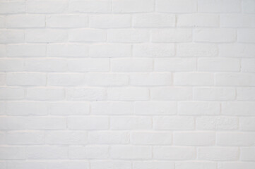 white brick wall texture background, interior design