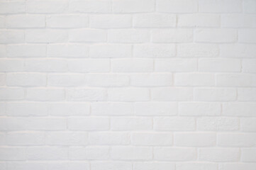 white brick wall texture background, interior design