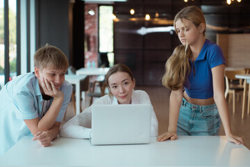 Students and teachers take a break. Playing together allows both students and teachers to unwind.