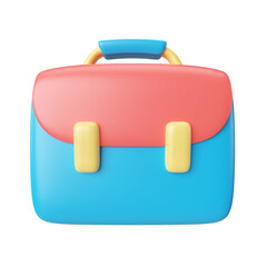 Business Suitcase 3D Illustration Icon