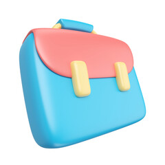 Business Suitcase 3D Illustration Icon