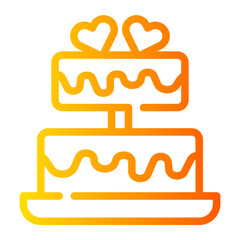 wedding gradient icon