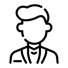 groom line icon