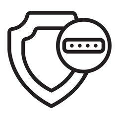 password line icon