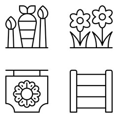 Agriculture Vector Line Icons