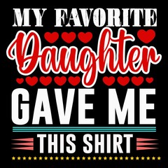 father's day typography t shirt design