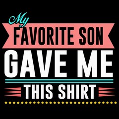 father's day typography t shirt design