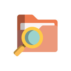 file search icon design vector template