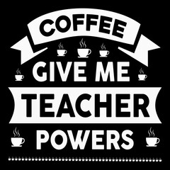 Obraz premium teacher's day t shirt design