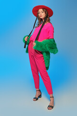 bright fashion lady